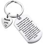 WSNANG Mother in Law Gift Future Mother Gift I Am Blessed to Have You in My Life Mother in Law Keychain Thank You Gift Wedding Gift