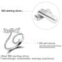✦Gifts for Christmas✦18K Gold Plating 925 Sterling Silver Animal Rings Hollow Carving Dragonfly Butterfly Bee Adjustable Rings Insect Open Rings for Girls and Women