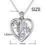 YinShan Cremation Jewelry 925 Sterling Silver Dog Claw Memorial Urn Ashes Keepsake Cylinder Necklace Paw and Heart Pendant YinShan Cremation Jewelry 925 Sterling Silver Dog Claw Memorial Urn Ashes Keepsake Cylinder Necklace Paw and Heart Pendant