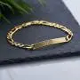 MyNameNecklace Personalized Signature ID Men Bracelet-Sterling Silver 925 /Gold Plated Custom Engraved Father Day Jewelry Gift for Him