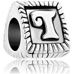 LilyJewelry A-Z Letter Alphabet Charm Bead for Bracelet