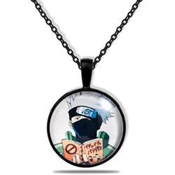 G-Ahora Naruto Necklace Uzumaki Naruto Uchiha Sasuke Haruno Sakura Hatake Kakashi Necklace Naruto Jewelry for Men Woman