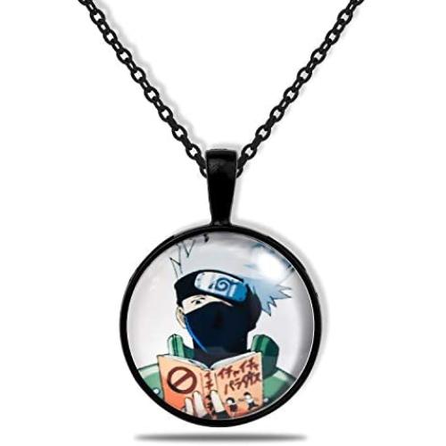 G-Ahora Naruto Necklace Uzumaki Naruto Uchiha Sasuke Haruno Sakura Hatake Kakashi Necklace Naruto Jewelry for Men Woman