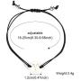 XUN Zhe Silver Zodiac Bracelet Constellation Sign Bracelet for Women.12 Astrology Horoscope Bracelet/Anklet Girl Teens Friendship Couple Jewelry with Card