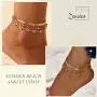 Zoestar Three-Layer Anklet Ankle Bracelet Foot Chain with Leaves Accessories Foot Jewelry for Women and Girls Zoestar Three-Layer Anklet Ankle Bracelet Foot Chain with Leaves Accessories Foot Jewelry for Women and Girls