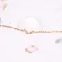 VU100 Stainless Steel Initial Letter Bracelets for Women Girls Girlfriend Wife, Gifts for Valentines Day, Sideways Name Monogram Alphabet Adjustable Chain Jewelry, Silver/Gold/Rose Gold
