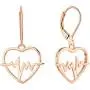 YL Serotonin Necklace 925 Sterling Silver Heartbeat Pendant Infinity Heart Jewelry
