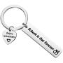 HOLLP Teacher Retirement Keychain Teacher Appreciation Gift Enjoy Retirememnt Jewelry School is Out Forever Principal Retired Gift