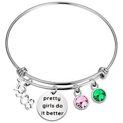AKTAP Greek Paraphernalia Sorority Gift Pretty Girl Do It Better Sorority Bracelet Paraphernalia Graduation Gifts for Her