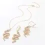 Snake Necklace Earrings Set Serpent Pendant Necklace Snake Wave Dangle Earrings Punk Gothic Necklace Charm Crystal Statement Drop Earrings Vintage Animal Jewelry for Women Girls Snake Necklace Earrings Set Serpent Pendant Necklace Snake Wave Dangle Earrings Punk Gothic Necklace Charm Crystal Statement Drop Earrings Vintage Animal Jewelry for Women Girls