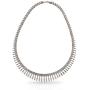 SilverLuxe Sterling Silver Graduated Design Bib Style Cleopatra Necklace
