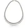 SilverLuxe Sterling Silver Graduated Design Bib Style Cleopatra Necklace SilverLuxe Sterling Silver Graduated Design Bib Style Cleopatra Necklace