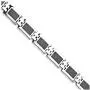 ICE CARATS Stainless Steel Black Carbon Fiber Inlay 9 Inch Bracelet 9.25 Men Fashion Jewelry for Dad Mens Gifts for Him ICE CARATS Stainless Steel Black Carbon Fiber Inlay 9 Inch Bracelet 9.25 Men Fashion Jewelry for Dad Mens Gifts for Him