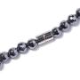 Shop LC Stainless Steel Black Hematite Beads Drop Dangle Earrings Matinee Necklace Fashion Prom Jewelry Sets for Women 20''