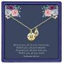 MONOOC Graduation Gifts for Women Necklace, 14K Gold Plated Graduation Necklace Compass Necklace Dainty Compass Pendant Necklace College Graduation Gifts for Her High School