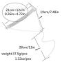Aukmla Rhinestone Choker Lariat Diamond Necklace Body Chain Drop Diamante Choker Statement Jewelry Bridal Party Gift for Women and Girls