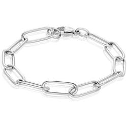 West Coast Jewelry | ELYA Stainless Steel Paperclip Bracelet 7.5''