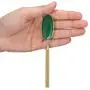 Top Plaza Natural Reiki Healing Crystal Pendant Necklace Oval Gemstone Gold Tassel Necklaces for Women Girls Top Plaza Natural Reiki Healing Crystal Pendant Necklace Oval Gemstone Gold Tassel Necklaces for Women Girls