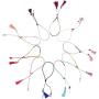 KELITCH Seed Beaded Strand Bracelets Handmade Colorful Tassel Charm Friendship Bracelets Jewelry Set 10 pcs