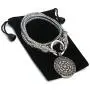 YANGFJcor Viking Rune Son of SunSloar Kolovrat Amulet Pendants Necklace,Scandinavian Round Circle Alloy Necklace Men Jewelry Gifts