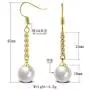 YAZILIND Drop Dangle Earrings Statement Gold Plated Crystal Pearl Women Fish Hook Earrings Sparkling Elegant Vintage Jewelry YAZILIND Drop Dangle Earrings Statement Gold Plated Crystal Pearl Women Fish Hook Earrings Sparkling Elegant Vintage Jewelry