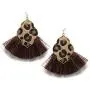 Miracle Collection Genuine Leather Animal Print Quatrefoil Drop Earrings Bohemian Leopard Fan Fringe Thread Tassel Drop Earring Miracle Collection Genuine Leather Animal Print Quatrefoil Drop Earrings Bohemian Leopard Fan Fringe Thread Tassel Drop Earring
