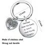 De&ai Daughter in Laws Wedding Day Birthday, Marriage Made You My Family Love Made You My Daughter Keychain