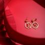AOBOCO 925 Sterling Silver Christmas Theme Earrings Embellished with Crystal from Austria, Hypoallergenic Dangle Drop Earrings, Fine Snowflake Jewelry Gifts for Women - Christmas Every Day