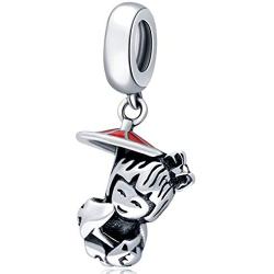 Mothers Day Charms,925 Sterling Silver Mother Daughter Charms Best Mom Charms,Dog Paw Charms Family Tree and Best Friend Beads fits European Bracelet, Gifts for Mom/Sister/Christmas/Birthday