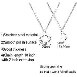 My Sun and Stars Moon of My Life Couple Necklace Game of Thrones Jewelry His & Hers Matching Pendant Necklace Lover Set
