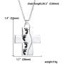 FANSTATE God Said My Child I Love You Love Cross Pendant Necklace, Fashion Double Sided Jewelry Gifts for Mother Grandma,Godmothers Christmas Birthday Gifts