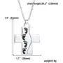 FANSTATE God Said My Child I Love You Love Cross Pendant Necklace, Fashion Double Sided Jewelry Gifts for Mother Grandma,Godmothers Christmas Birthday Gifts