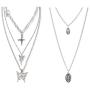 2 Pcs Layered Chain Necklace Sets Butterfly Lock Chains Necklace Angel Coin Layered Choker Emo Aesthetic Chunky Chains Gothic Adjustable Layering Chain Cuba Chain Link Jewelry for Eboy Egirl 2 Pcs Layered Chain Necklace Sets Butterfly Lock Chains Necklace Angel Coin Layered Choker Emo Aesthetic Chunky Chains Gothic Adjustable Layering Chain Cuba Chain Link Jewelry for Eboy Egirl