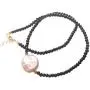 Sundysh Pearl Choker Necklace, Fashion Black Baroque Single Pearl Beaded Necklace Gemstone Short Collar Necklace for Women Girls 14“ Sundysh Pearl Choker Necklace, Fashion Black Baroque Single Pearl Beaded Necklace Gemstone Short Collar Necklace for Women Girls 14“