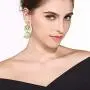 Aheli Vintage Oxidized Dangle Jhumka Jhumki Encrusted with Faux Kundan Stone Statement Earrings for Women Aheli Vintage Oxidized Dangle Jhumka Jhumki Encrusted with Faux Kundan Stone Statement Earrings for Women