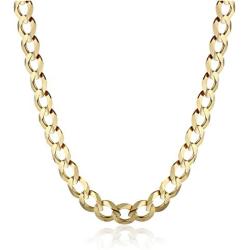 Mens 14k Gold 5.7mm Cuban Chain Necklace