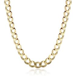 Mens 14k Gold 5.7mm Cuban Chain Necklace