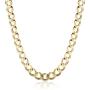 Mens 14k Gold 5.7mm Cuban Chain Necklace