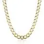 Mens 14k Gold 5.7mm Cuban Chain Necklace