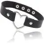 IVRRISS Gothic Jewelry PU Leather Choker Necklace for Women Girls, O Ring Love Heart Punk Rock Adjustable Black Collar Choker Cosplayer IVRRISS Gothic Jewelry PU Leather Choker Necklace for Women Girls, O Ring Love Heart Punk Rock Adjustable Black Collar Choker Cosplayer