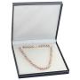 Pink Freshwater Cultured Pearl Necklace for Women in 18 Inch Length with 14K Gold and AAA Quality - THE PEARL SOURCE