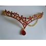 Crystal Diamond Bride Headdress Wedding Hair Jewelry Forehead Pendant Party