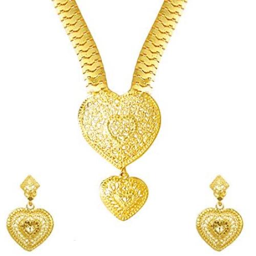 Bodha Traditional Indian 22K Gold Plated Hi Micron Long Rani Har Jewelry Set for Women (SJ_2650)