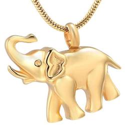 Cute Elephant Cremation Jewelry for Ashes Memorial Jewelry Cremation Urn Necklace Urn Jewelry Memorial Pendant for Pet/Human