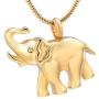 Cute Elephant Cremation Jewelry for Ashes Memorial Jewelry Cremation Urn Necklace Urn Jewelry Memorial Pendant for Pet/Human