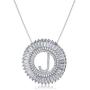 COTTVOTT A-Z Alphabet Pendant Necklaces Charms Women Initial Letter Chain Necklace 4 Colors