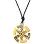 fishhook Pagan Sun Wheel Celtic Knot Raven Crow Symbol Pendant Necklace fishhook Pagan Sun Wheel Celtic Knot Raven Crow Symbol Pendant Necklace