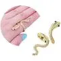 MIXIA Adjustable Punk Rock Crystal Snake Ring for Women Vintage Gothic Open Smooth Animal Finger Ring Halloween Jewelry Accessories MIXIA Adjustable Punk Rock Crystal Snake Ring for Women Vintage Gothic Open Smooth Animal Finger Ring Halloween Jewelry Accessories