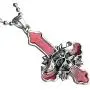 Inverted Upside down Gothic Red Cross Baphomet Lucifer Devils Face Demon Skull Satanic Heavy Metal Punk Rock Biker Jewelry Pewter Mens Pendant Necklace Charm protection Amulet with Silver ball chain Inverted Upside down Gothic Red Cross Baphomet Lucifer Devils Face Demon Skull Satanic Heavy Metal Punk Rock Biker Jewelry Pewter Mens Pendant Necklace Charm protection Amulet with Silver ball chain