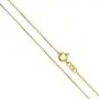 Orostar 14K Gold Chain for Men & Women in Yellow, White, and Rose Gold | Solid Thin Box Chain Necklace with 0.45mm Thickness and Size 16-20 inches